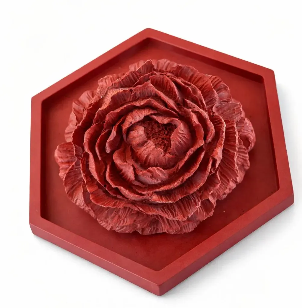 Peonia (Rojo oscuro)